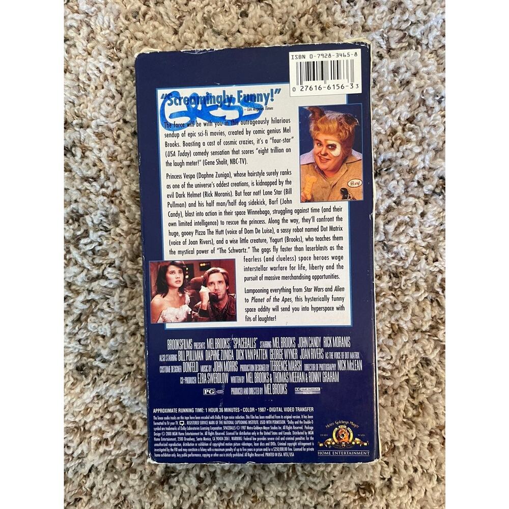 Spaceballs VHS - Picture 2 of 2